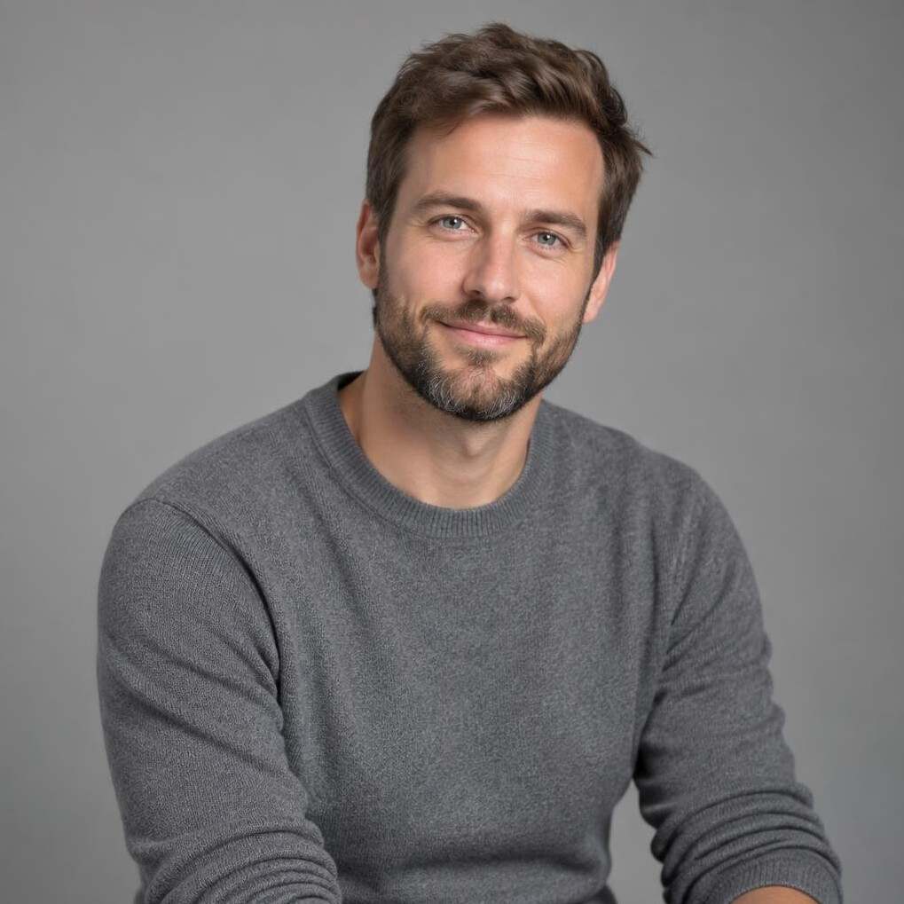 Portrait of a bearded man