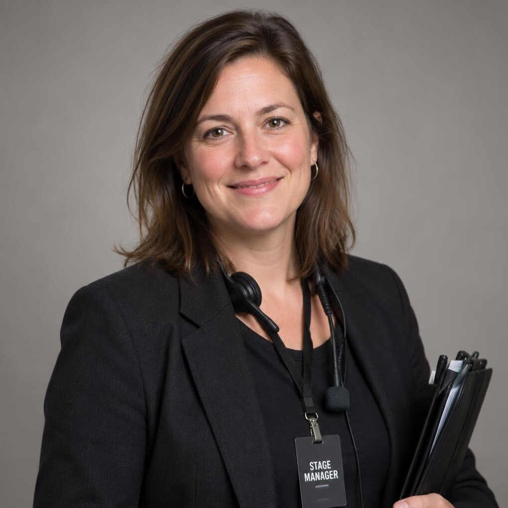 Portrait of a smiling woman with brown hair